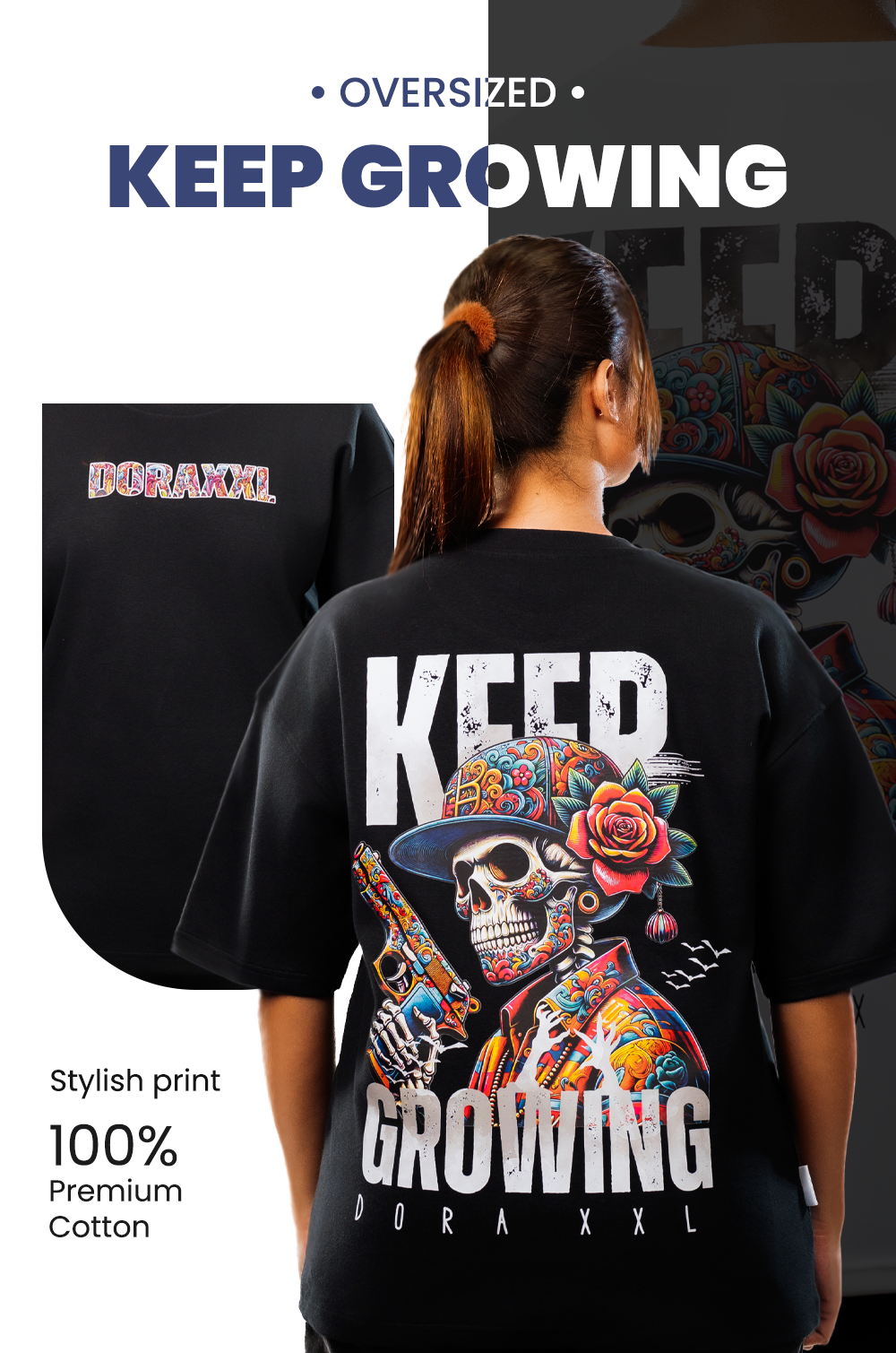 Keep Growing Oversized Tee