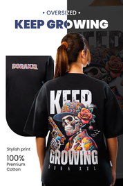 Keep Growing Oversized Tee