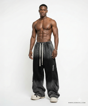 Washed Black Bade Denim Bottom