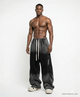 Washed Black Bade Denim Bottom