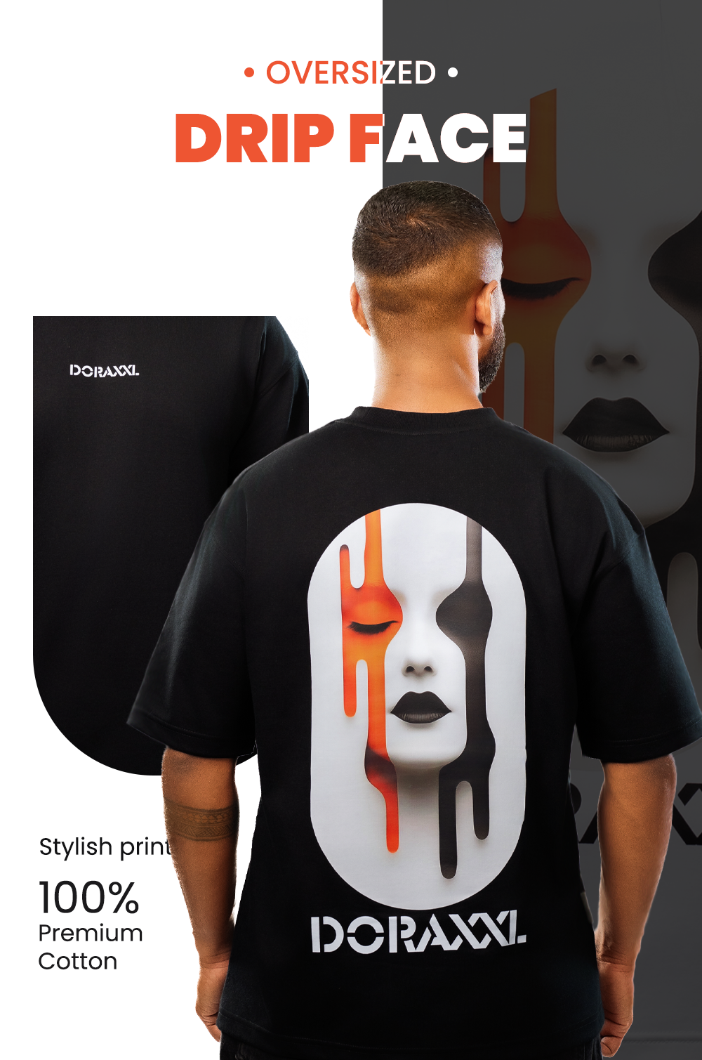 Dripface Oversized Tee