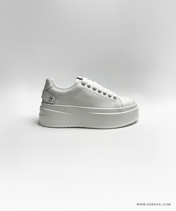 White Platform Sneakers