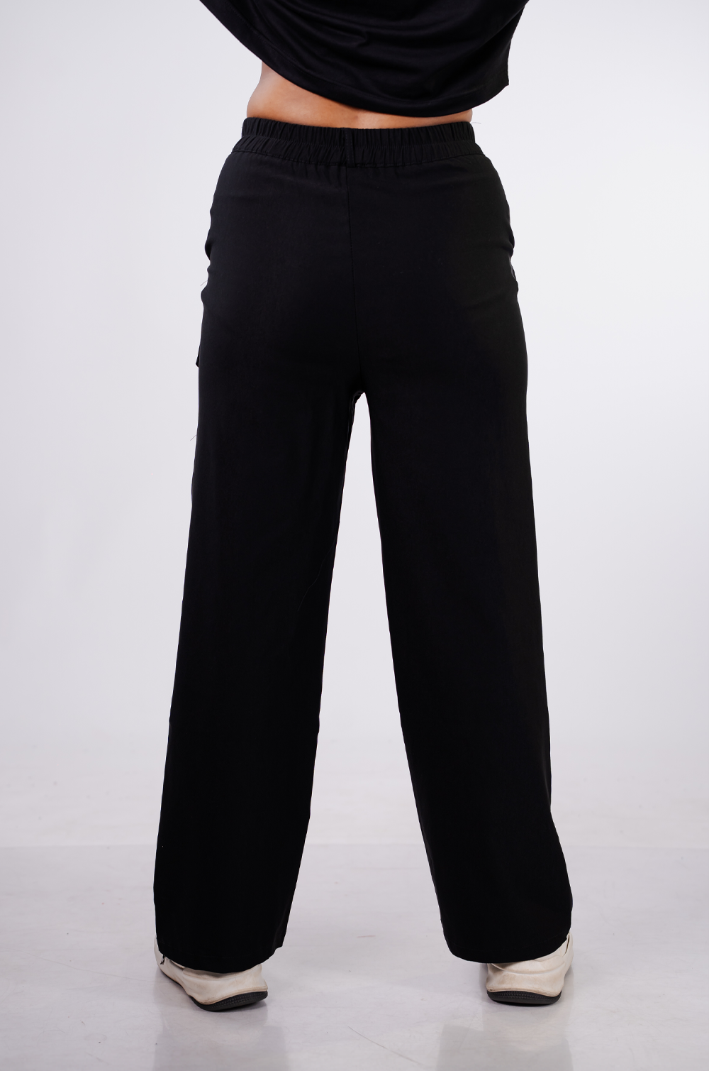 Black Flare Cargo Pant