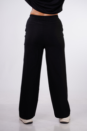 Black Flare Cargo Pant