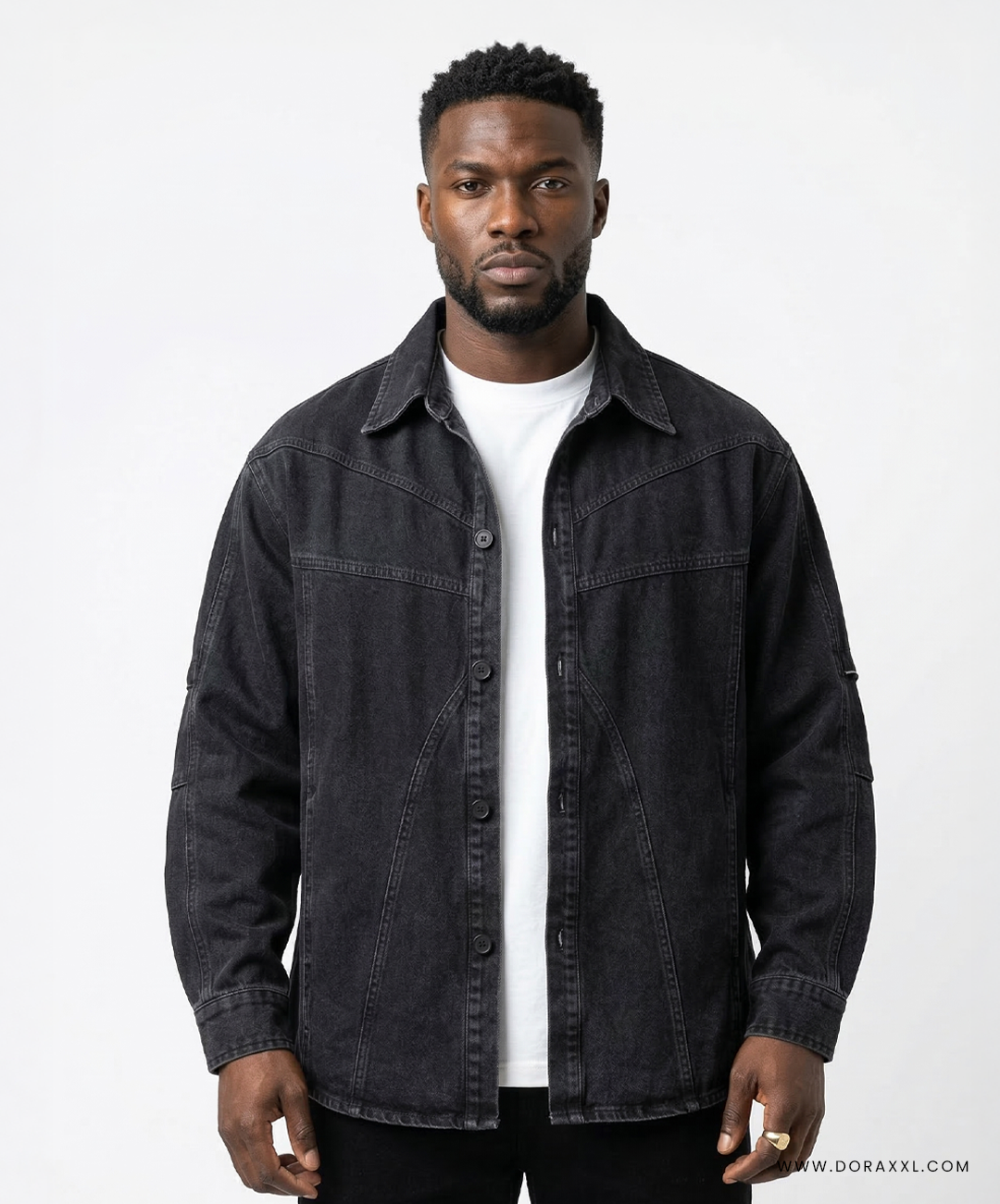 Midnight Utility Denim Jacket