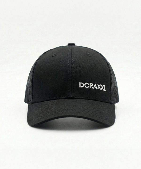Black Trucker Cap