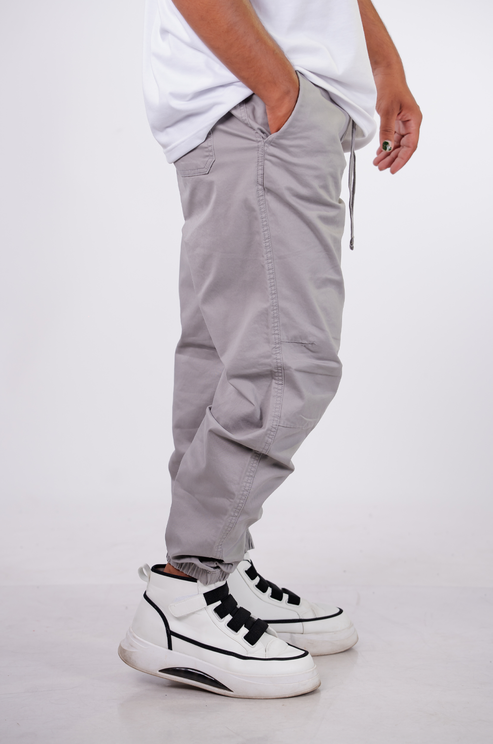 Steel Gray Jogger Pant