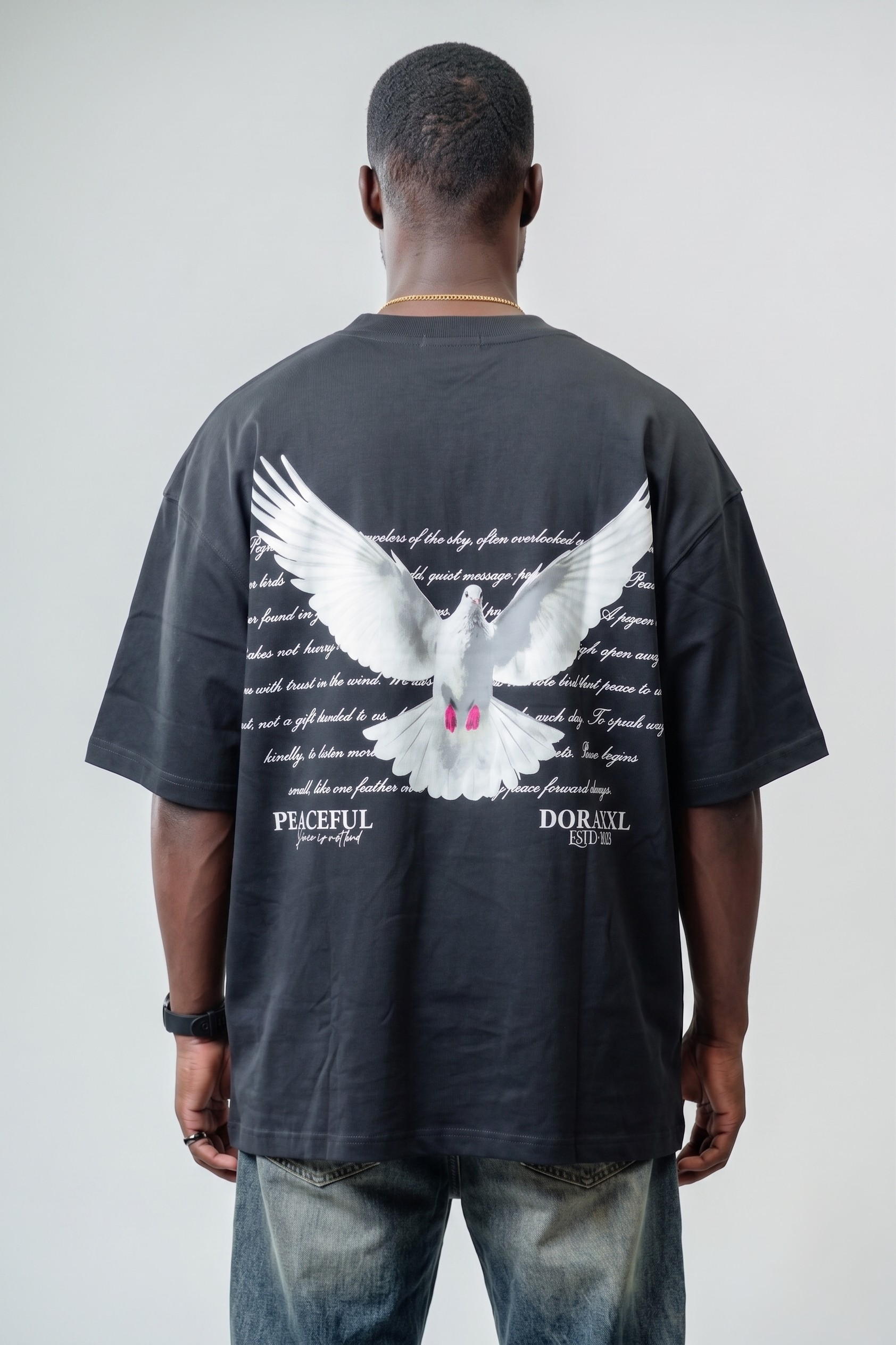Peace Full Over Size T-Shirt
