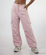 Pink Flex Cargo Pant