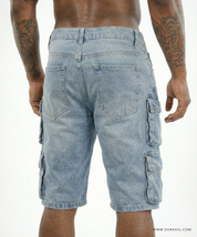 Cargo 4-Pocket Denim Shorts