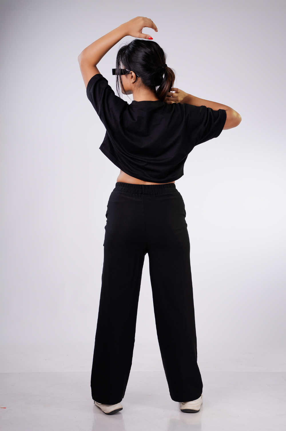 Black Flare Cargo Pant