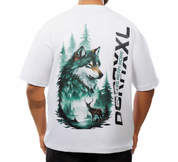 Green Wolf Oversized Tee