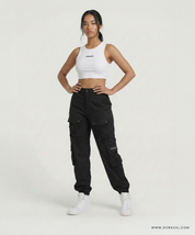 Black Line Cargo Pant