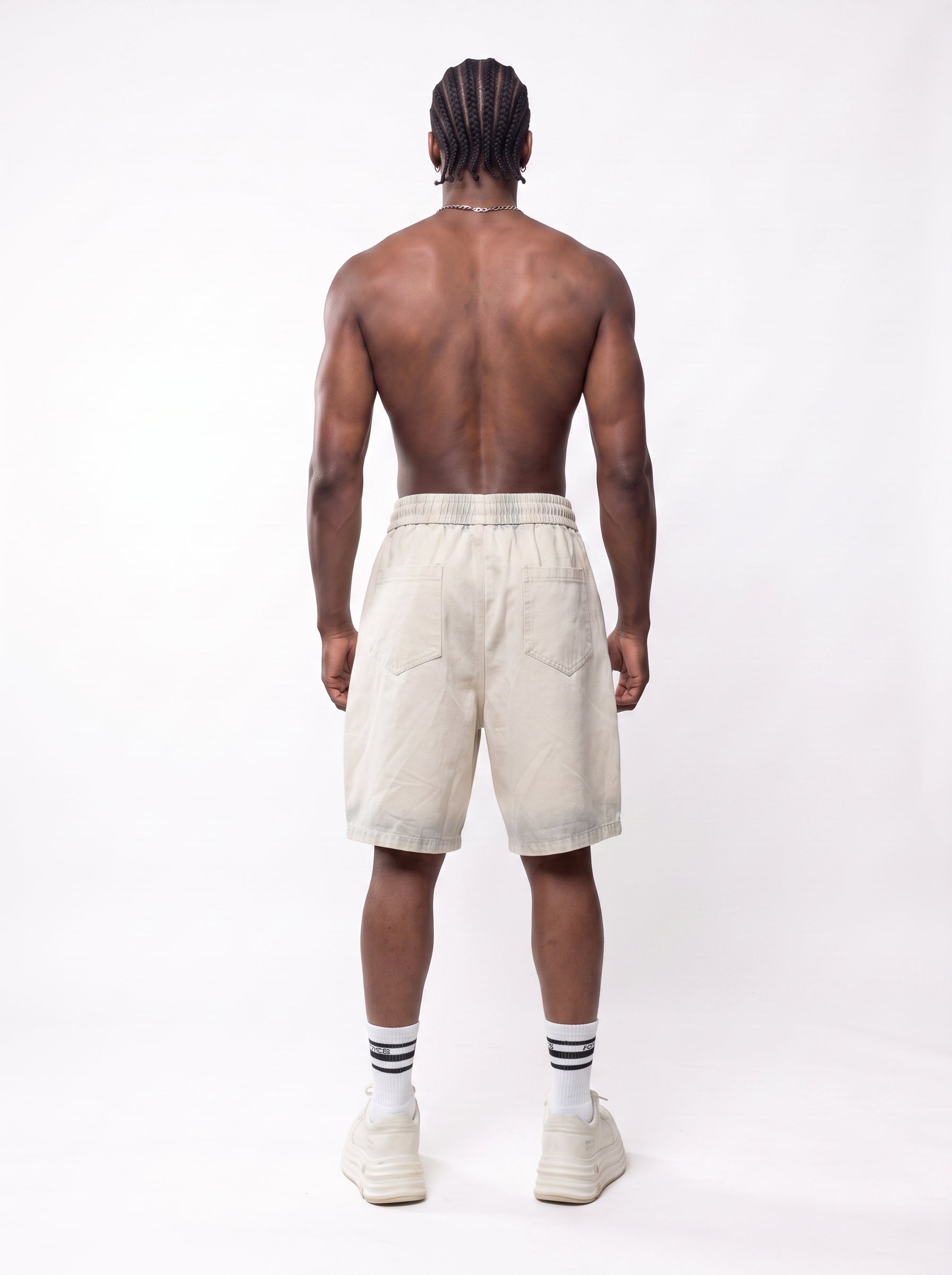 Washed Canvas Short