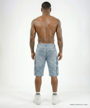 Cargo 4-Pocket Denim Shorts