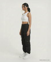 Black Line Cargo Pant