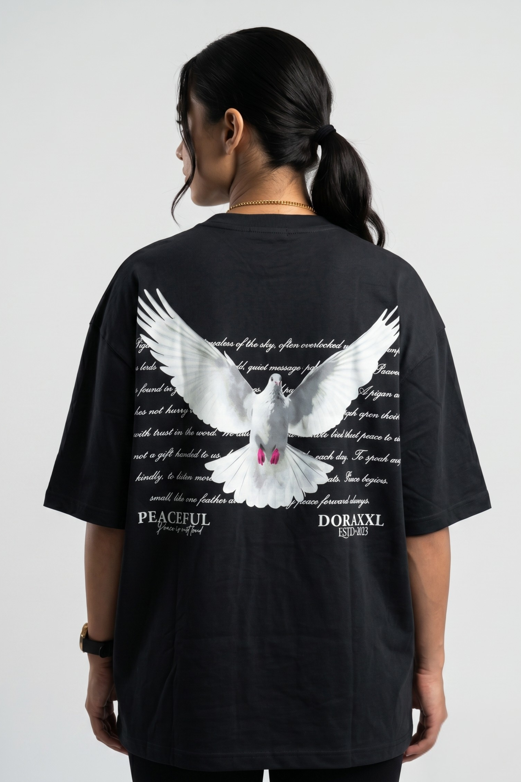 Peace Full Over Size T-Shirt