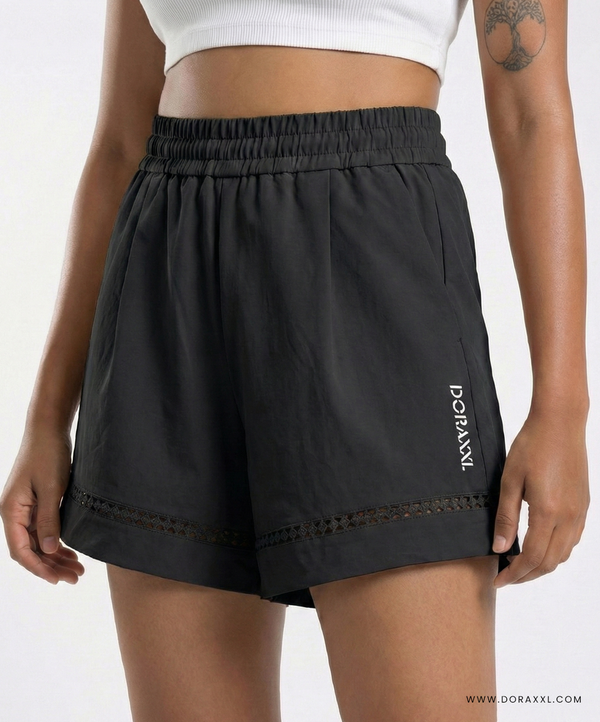 Sand Lace Trim Short