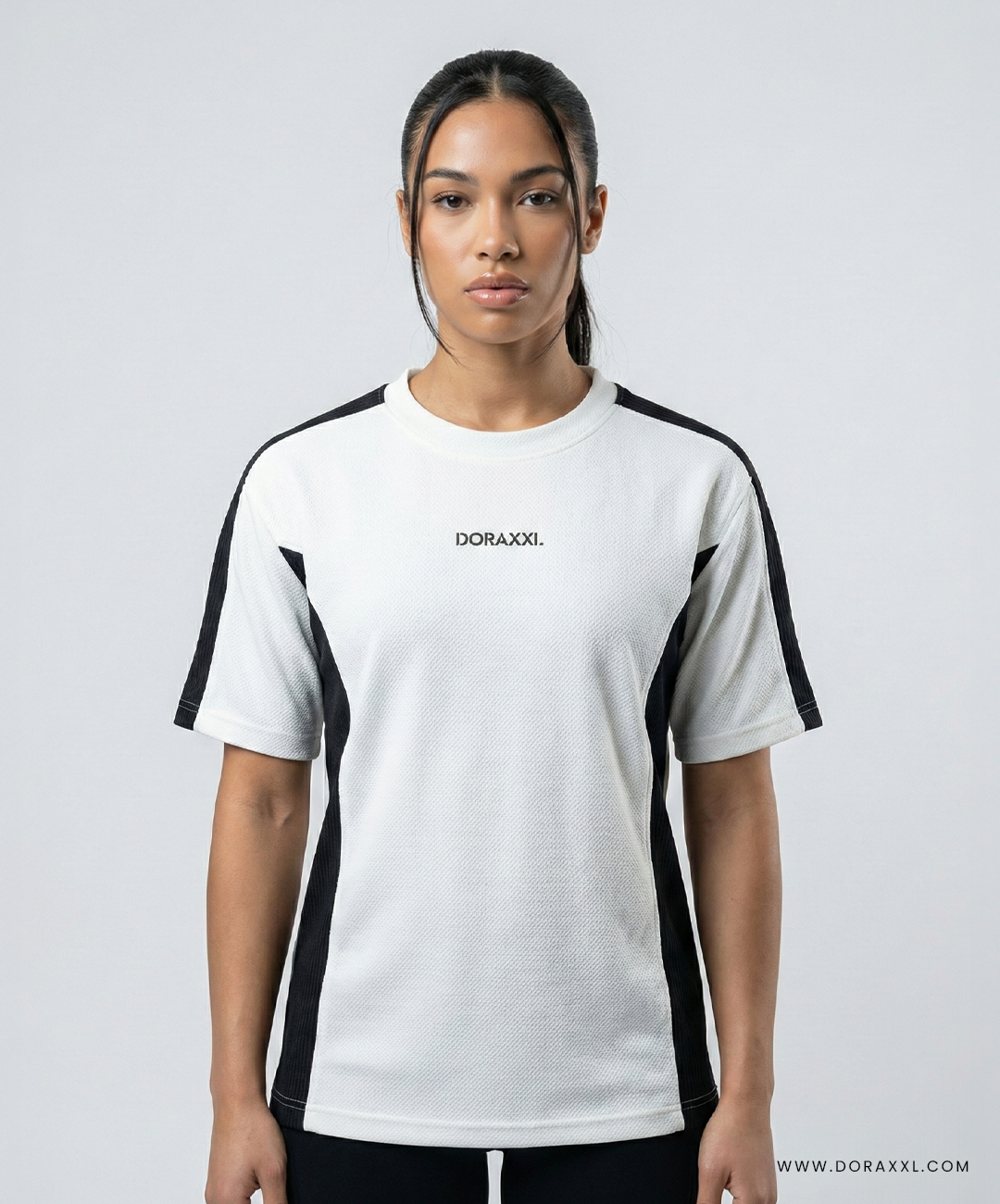 Contrast Crewneck Tee