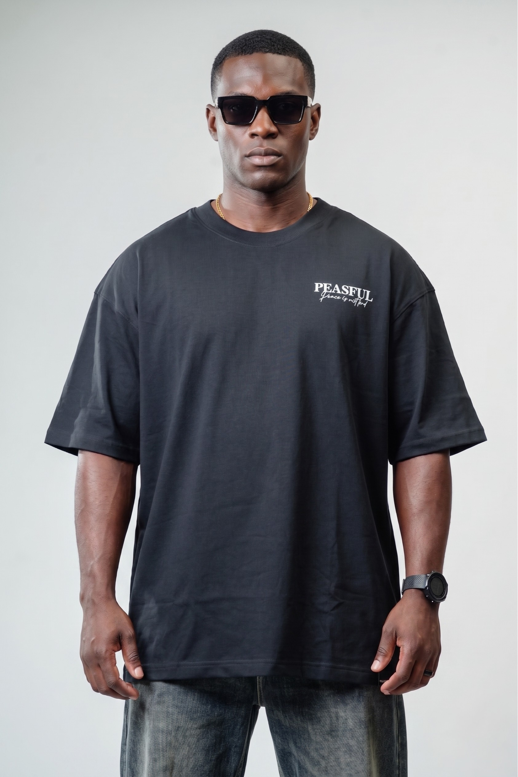 Peace Full Over Size T-Shirt
